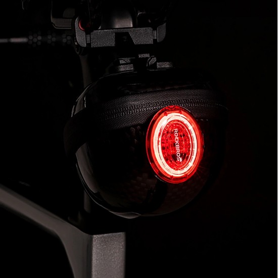 Rockbros Rigid Hard Shell Compact Saddle Bag 0.4l - Purple