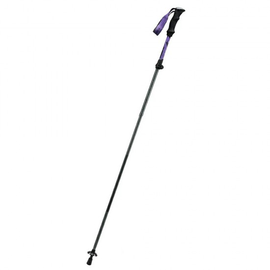 Qunature Nordic Walking Trekking Pole Aluminum 110 - 130 cm 1 pc. - Purple
