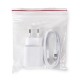 Samsung 25W EP-TA800EWE USB-C wall charger with Samsung EP-DA705BWE USB-C / USB-C cable replacement packaging - white