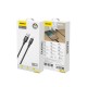 Dudao 3A 30W L3SL USB-A - Lightning Cable Braided 1.2m - Black