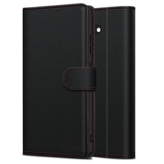 Tech-Protect Wallet Case for iPhone 16e / 17e - Black