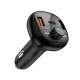 Tech-Protect CC06 3-port PD72W car charger with transmitter - black