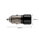 CC03 2-port PD75W car charger - black