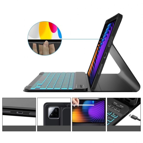 Tech-Protect SC Pen + Keyboard Case for Xiaomi Pad 7 / 7 Pro - Black