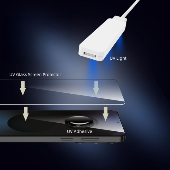 Tech-Protect Glass UV+ 2-pack tempered glass for Motorola Edge 60 Fusion - transparent