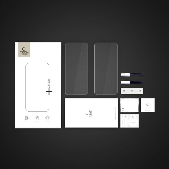 Tech-Protect Glass UV+ 2-pack tempered glass for Motorola Edge 60 Fusion - transparent