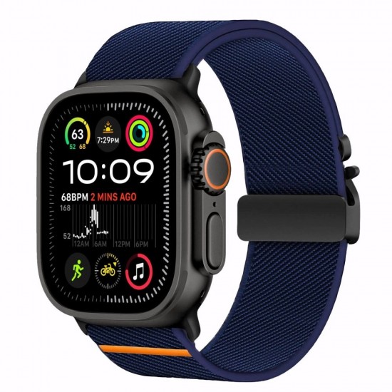 Tech-Protect Nylon Clasp for Apple Watch 44 / 45 / 46 / 49 mm - Navy