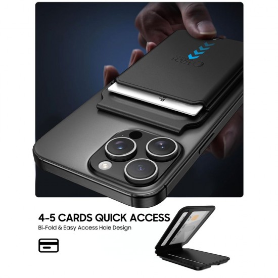 Tech-Protect MagWallet Stand MagSafe Universal Case - Black