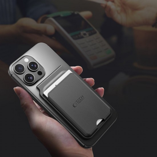 Tech-Protect MagWallet Stand MagSafe Universal Case - Black