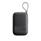 Joyroom JR-PBF18 22.5W 10000mAh Powerbank with Built-in Lightning Cable + USB-C Cable 0.25 cm - Black