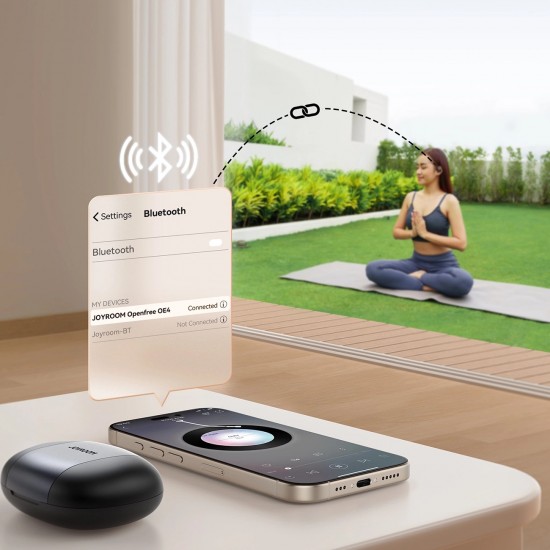 Joyroom Openfree JR-OE4 open-ear TWS wireless headphones – black