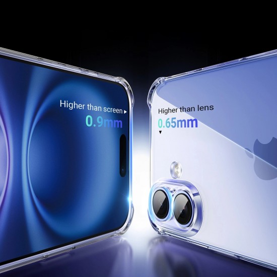 Ugreen Bright Cushion CA101 Case for iPhone 16 Plus - Clear