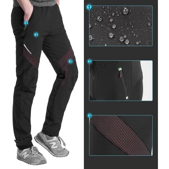 Rockbros Patrol Cycling Windproof Sports Pants Size L - Black