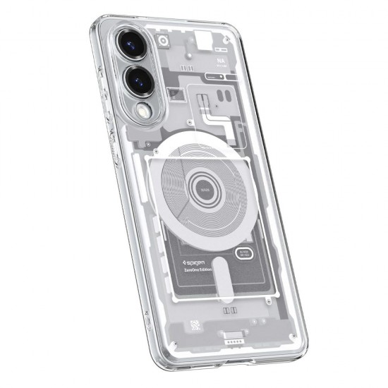 Spigen Ultra Hybrid Mag Case with MagSafe for Samsung Galaxy S25 Edge with Print - White