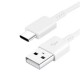 Samsung EP-DW700CWE USB-A - USB-C Cable 1.5m (Bulk - Replacement Packaging) - White