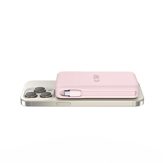 Powerbank Tech-Protect PB31 LifeMag MagSafe 10000 mAh - pink