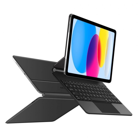 Tech-Protect Smartcase Magnetic with Keyboard for iPad 10.9” 2022 / iPad 11” 2025 - Black