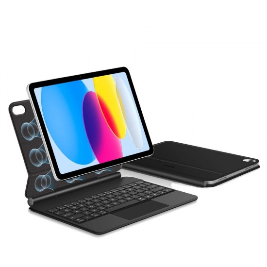 Tech-Protect Smartcase Magnetic with Keyboard for iPad 10.9” 2022 / iPad 11” 2025 - Black