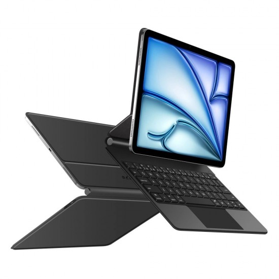 Tech-Protect Smartcase Magnetic with Keyboard for iPad Air 10.9” (2020/2022) / 11” (2024/2025/2026) - Black