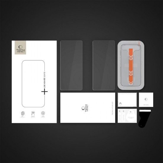 Tech-Protect Quick Set+ Tempered Glass for Samsung Galaxy S25 - Transparent