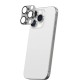 AmazingThing Aviation-Grade Alloy Tempered Glass Lens for iPhone 16 Pro / 16 Pro Max Camera Lens - Gray