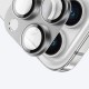 AmazingThing Aviation-Grade Alloy Tempered Glass Lens for iPhone 16 Pro / 16 Pro Max Camera Lens - Gray