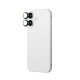 AmazingThing AR Aluminum 2 Lens Glass with Camera Lens Frame for iPhone 16 / 16 Plus - Black