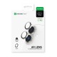 AmazingThing AR Aluminum 2 Lens Glass with Camera Lens Frame for iPhone 16 / 16 Plus - White