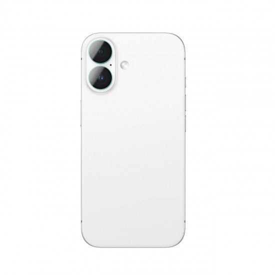 AmazingThing AR Aluminum 2 Lens Glass with Camera Lens Frame for iPhone 16 / 16 Plus - Green