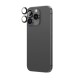 AmazingThing AR Aluminum 3 Lens Glass with Camera Lens Frame for iPhone 16 Pro / 16 Pro Max - Black
