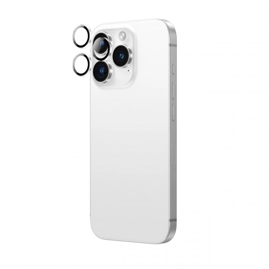 AmazingThing AR 3 Lens Glass Full Clear Tempered Glass for iPhone 16 Pro / 16 Pro Max - Transparent
