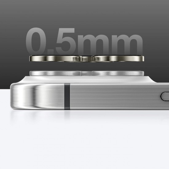 AmazingThing AR 3 Lens Glass Full Clear Tempered Glass for iPhone 16 Pro / 16 Pro Max - Transparent