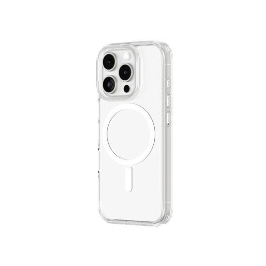 AmazingThing Minimal Mag Case with Magnetic Ring for iPhone 16 Pro - Transparent
