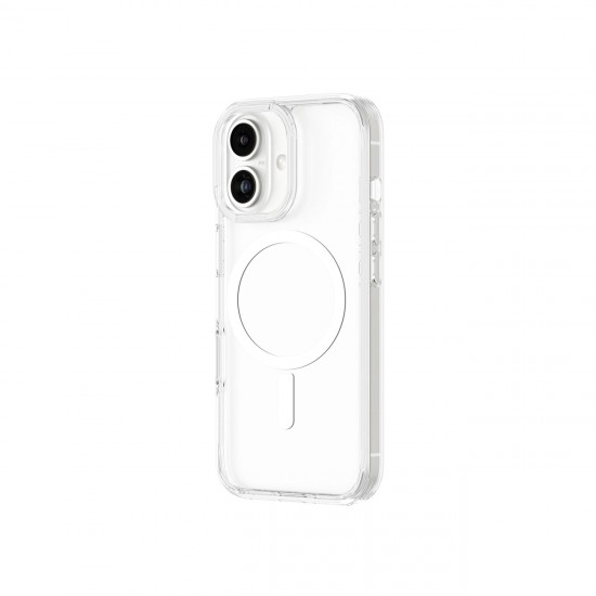 AmazingThing Minimal Mag Case with Magnetic Ring for iPhone 16 - Transparent