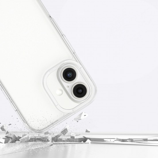 AmazingThing Minimal Case for iPhone 16 Plus Silicone Case - Transparent