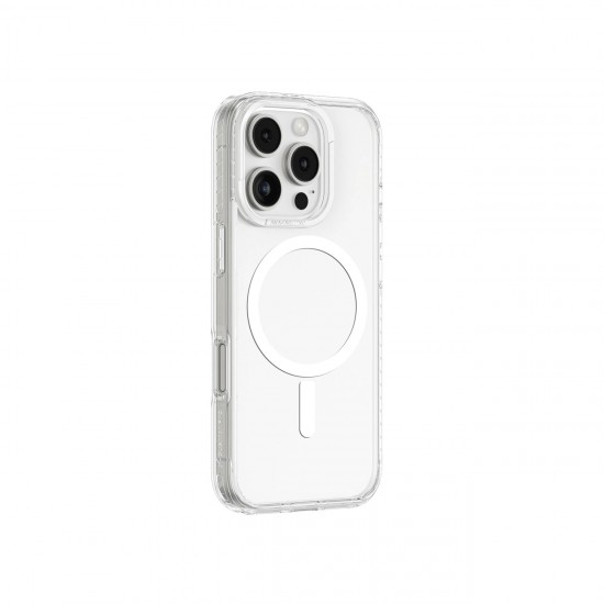 AmazingThing Titan Pro Mag Case with Magnetic Ring for iPhone 16 Pro - Transparent