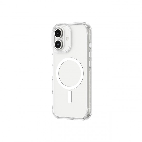 AmazingThing Titan Pro Mag Case with Magnetic Ring for iPhone 16 Plus - Transparent