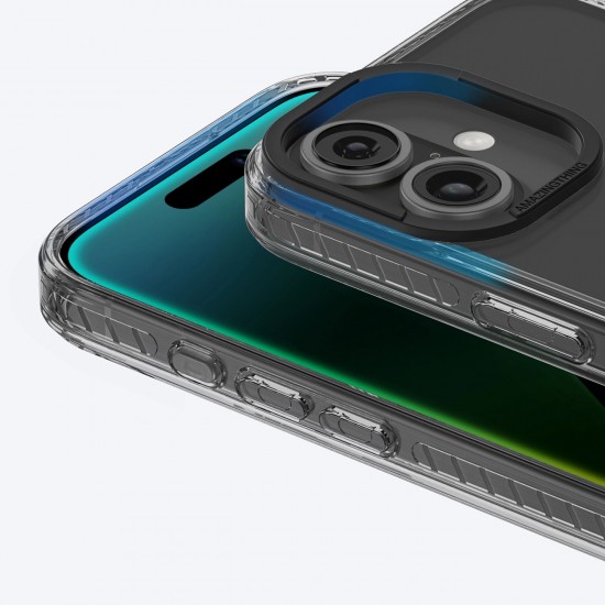 AmazingThing Titan Pro Mag Case with Magnetic Ring for iPhone 16 Plus - Black