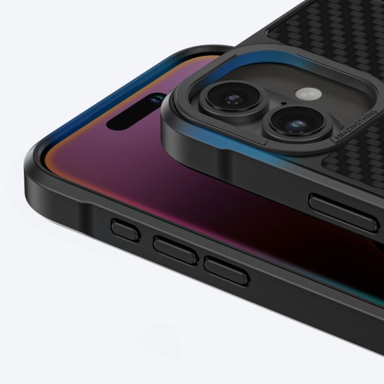 AmazingThing Titan Max Case with 1500D Aramid Fibers for iPhone 16 Plus - Black