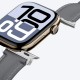 AmazingThing Class Band Leather Strap for Apple Watch 45 / 46 / 49 mm - Gray