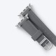 AmazingThing Class Band Leather Strap for Apple Watch 45 / 46 / 49 mm - Gray