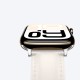 AmazingThing Class Band Leather Strap for Apple Watch 45 / 46 / 49 mm - Light Beige
