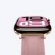 AmazingThing Class Band Leather Strap for Apple Watch 45 / 46 / 49 mm - Pink