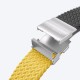 Set of 2 AmazingThing Blend Band for Apple Watch 45/46/49mm - Yellow-Black/Black