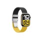 Set of 2 AmazingThing Blend Band for Apple Watch 45/46/49mm - Yellow-Black/Black