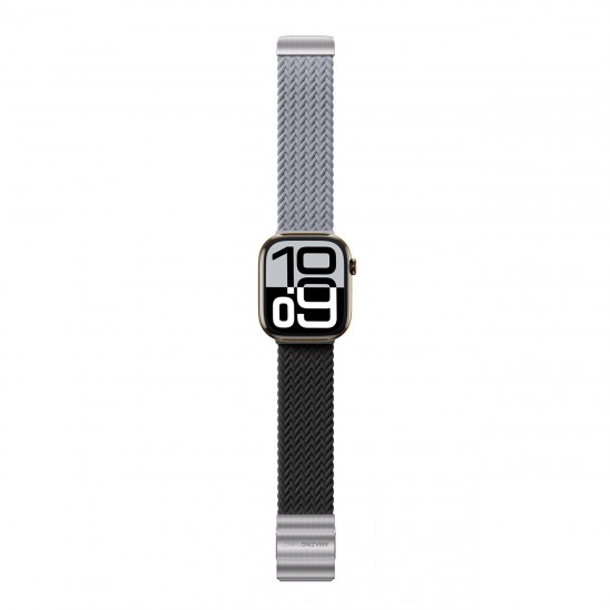 Set of 2 AmazingThing Blend Band for Apple Watch 45/46/49mm - Grey-Black/Grey