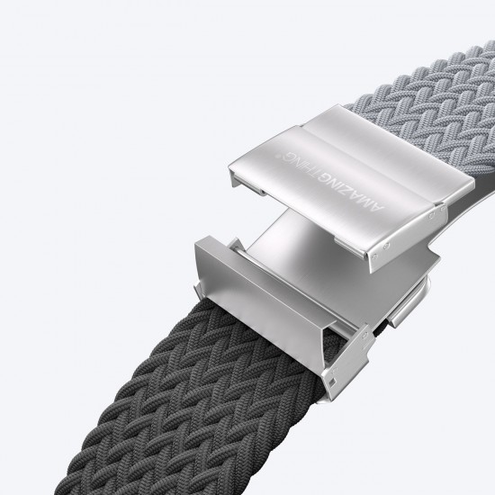 Set of 2 AmazingThing Blend Band for Apple Watch 45/46/49mm - Grey-Black/Grey