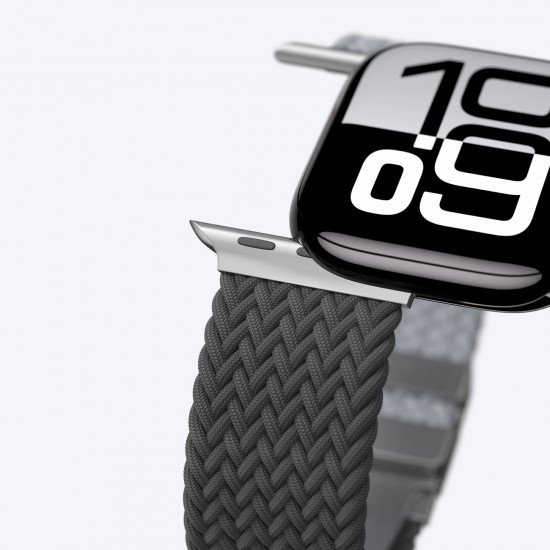 Set of 2 AmazingThing Blend Band for Apple Watch 45/46/49mm - Grey-Black/Grey