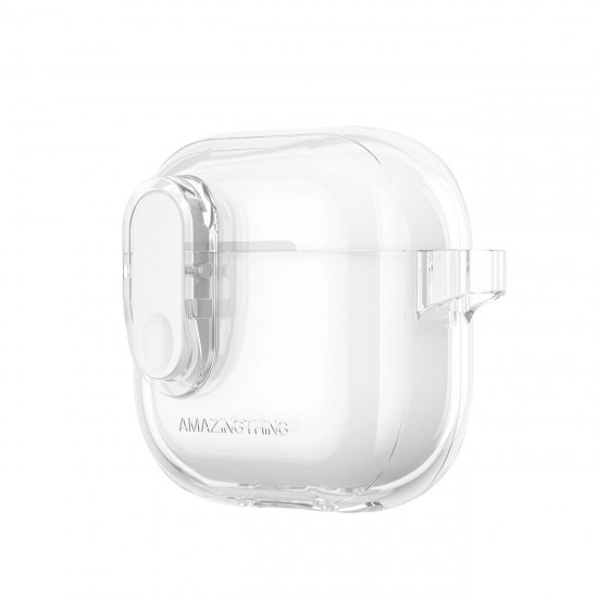 AmazingThing Minimal Case for AirPods 4 - Clear