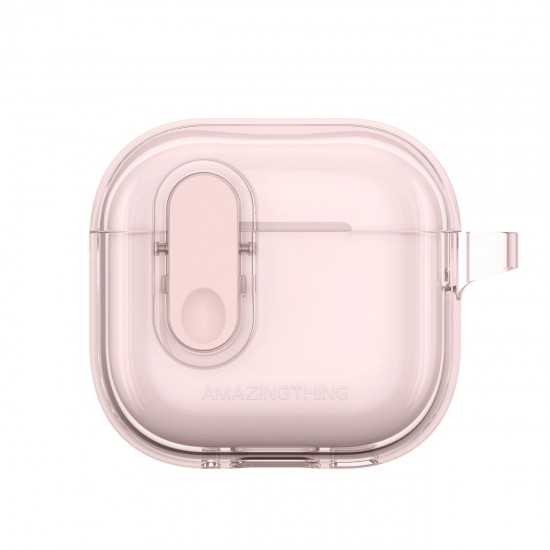 AmazingThing Minimal Case for AirPods 4 – Pink